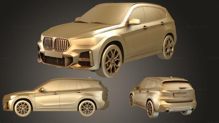 Автомобили и транспорт (Bmw x1 m sport 2020, CARS_0866) 3D модель для ЧПУ станка